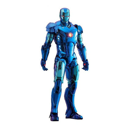 Iron Man Movie Masterpiece Diecast Action Figure 1/6 Iron Man Mark III (Stealth Mode Ver.) 2.0 Hot Toys Exclusive 33 cm
