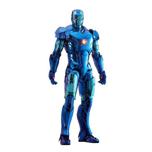 Iron Man Movie Masterpiece Diecast Action Figure 1/6 Iron Man Mark III (Stealth Mode Ver.) 2.0 Hot Toys Exclusive 33 cm