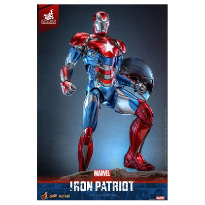 Marvel Comic Diecast Masterpiece Action Figure 1/6 Iron Patriot Hot Toys Exclusive 32 cm