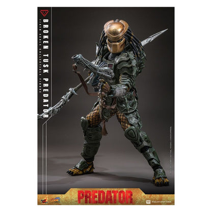 Alien vs. Predator Comic Masterpiece Action Figure 1/6 Broken Tusk Predator 35 cm