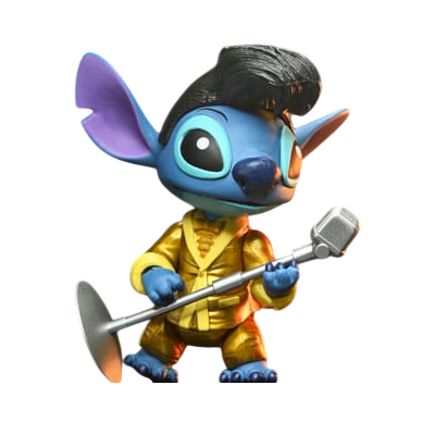 Lilo & Stitch Action Figure Ultimate Gold Suit Elvis Stitch 18 cm