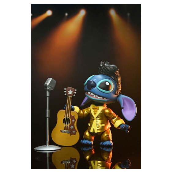 Lilo & Stitch Action Figure Ultimate Gold Suit Elvis Stitch 18 cm