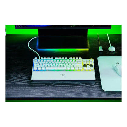 Razer Huntsman V3 Pro Tenkeyless 8KHz | Gaming keyboard | Wired | US | White | Razer Analog Optical Switch Gen-2
