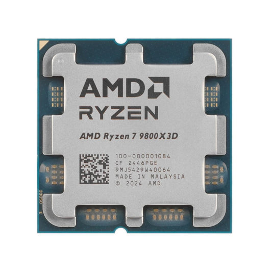 AMD Processor | Ryzen 7 | 9800X3D | 4.7 GHz | Socket AM5 | 8-core