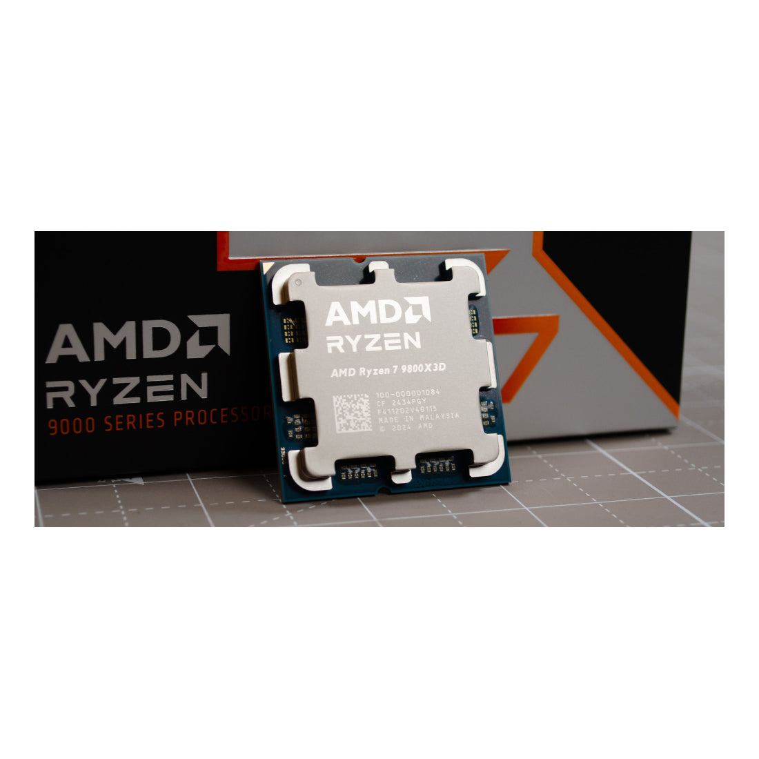 AMD Processor | Ryzen 7 | 9800X3D | 4.7 GHz | Socket AM5 | 8-core