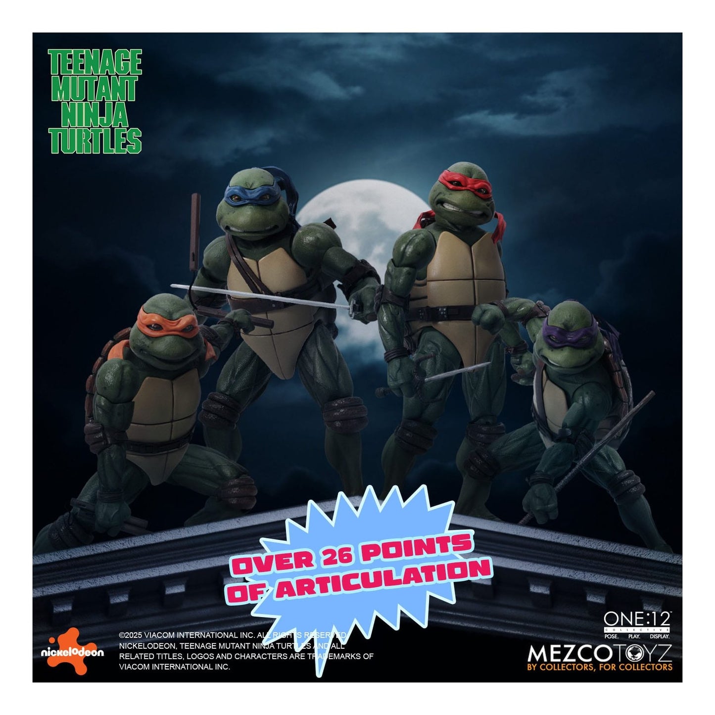 Teenage Mutant Ninja Turtles Figures box set 1/12 Teenage Mutant Ninja Turtles (1990 Movie) 15 cm