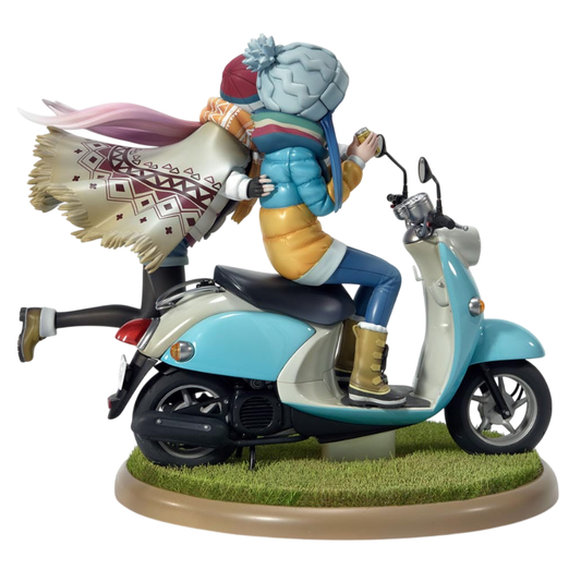 Laid-Back Camp Prisma Wing PVC Statue 1/7 Nadeshiko Kagamihara & Rin Shima 24 cm