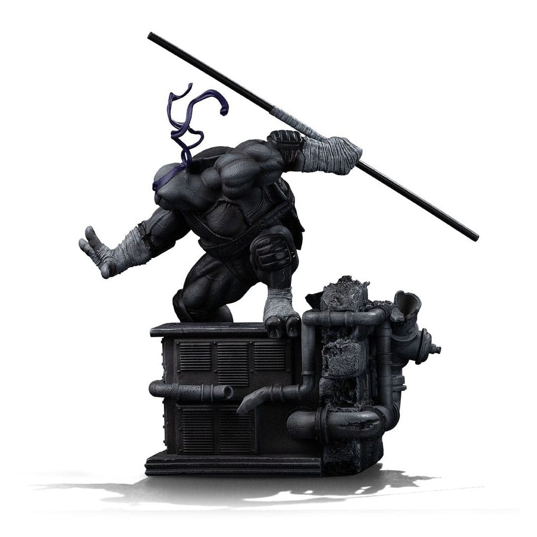 Teenage Mutant Ninja Turtles Art Scale Statue 1/10 Donatello Black and White Variant 26 cm heo exclusive