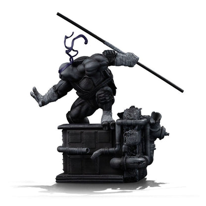 Teenage Mutant Ninja Turtles Art Scale Statue 1/10 Donatello Black and White Variant 26 cm heo exclusive