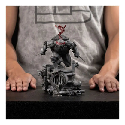 Teenage Mutant Ninja Turtles Art Scale Statue 1/10 Raphael Black and White Variant 26 cm heo exclusive