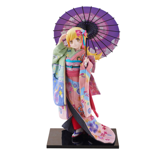 Monogatari PVC Statue 1/4 Shinobu Oshino Japanese Doll 42 cm