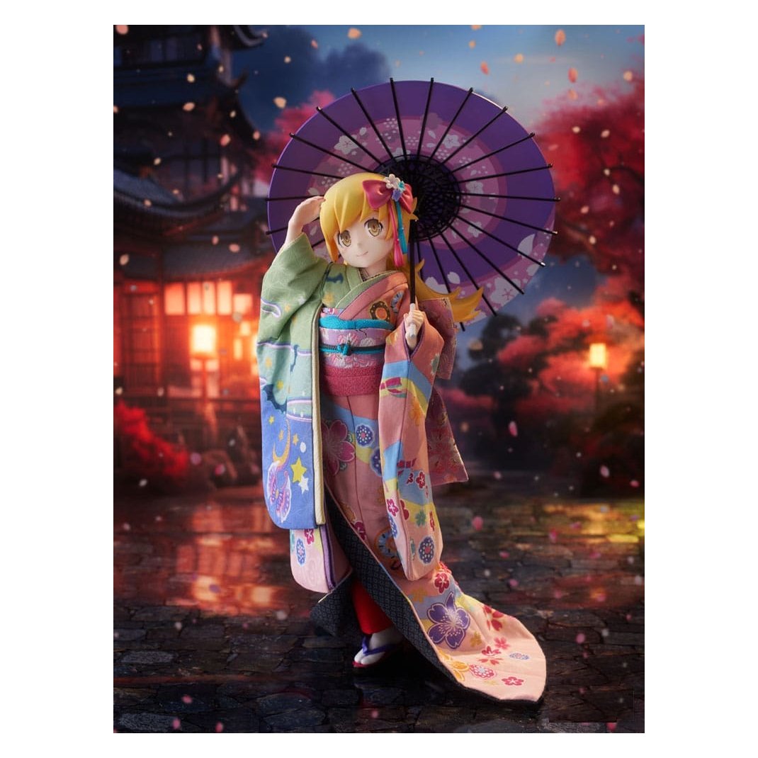 Monogatari PVC Statue 1/4 Shinobu Oshino Japanese Doll 42 cm