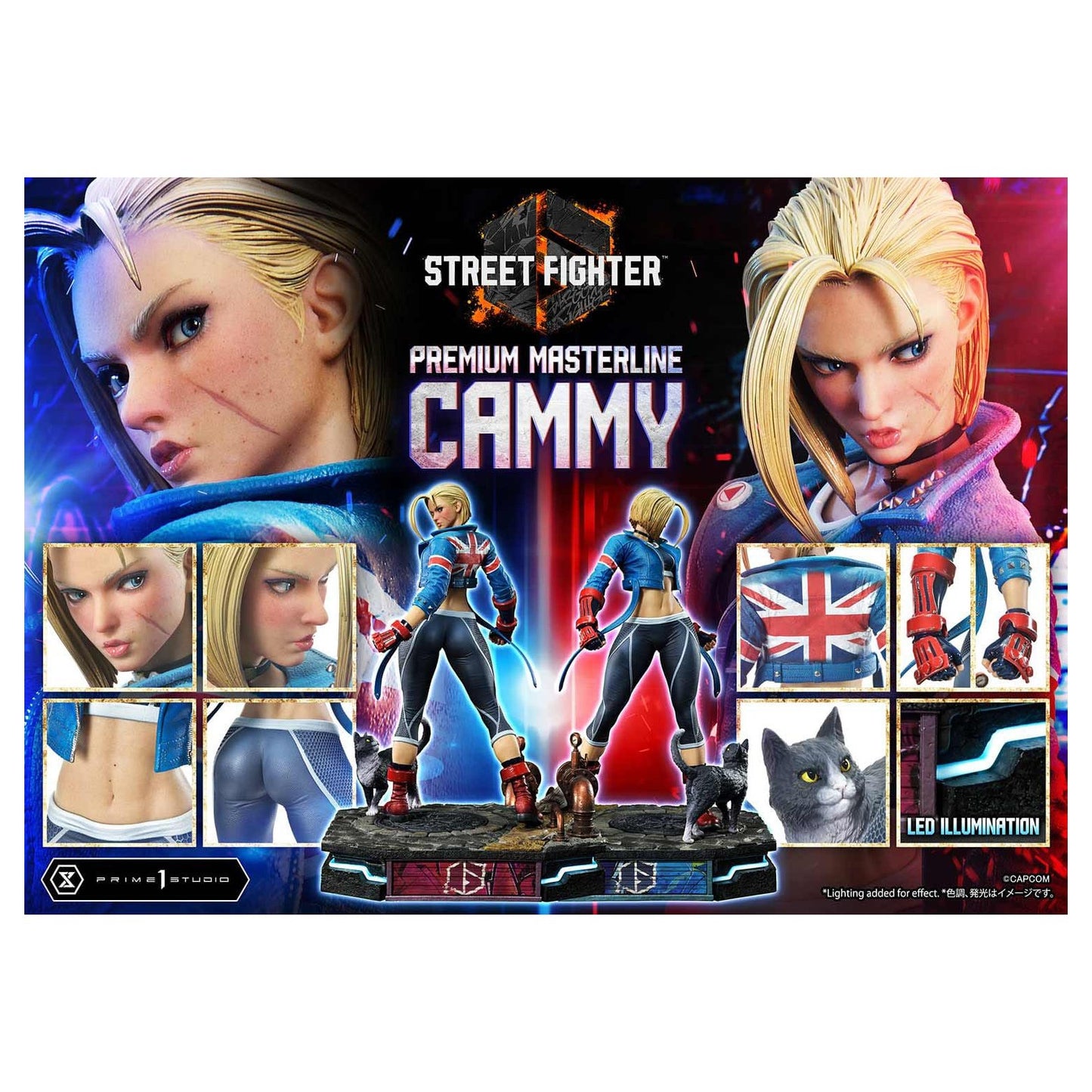 Street Fighter Ultimate Premium Masterline Series Statue 1/4 Cammy Regular Version 55 cm