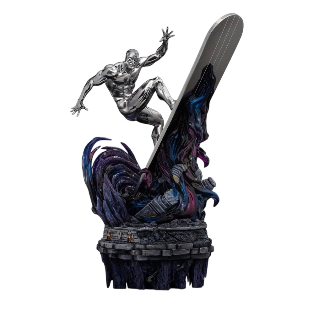 Marvel Comics Infinity Gauntlet Diorama Art Scale Statue 1/10 Silver Surfer Deluxe 36 cm