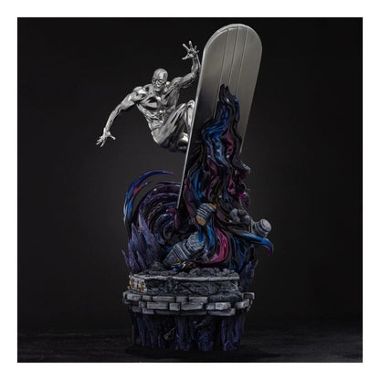 Marvel Comics Infinity Gauntlet Diorama Art Scale Statue 1/10 Silver Surfer Deluxe 36 cm