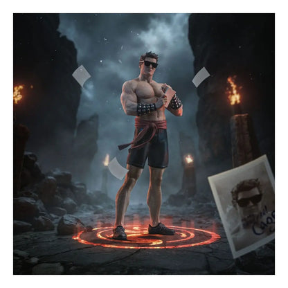 Mortal Kombat Art Scale Statue 1/10 Johnny Cage 24 cm