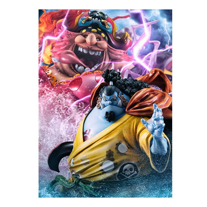 One Piece Portrait Of Pirates SA-MAXIMUM PVC Statue Knight of the Sea Jinbe Limited Reprint 25 cm