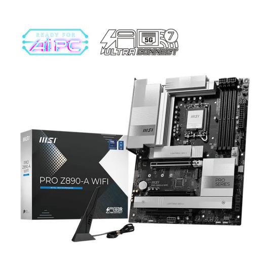 MSI PRO Z890-A WIFI | Intel Z890 | LGA1851 | DDR5 | ATX | Wi-Fi
