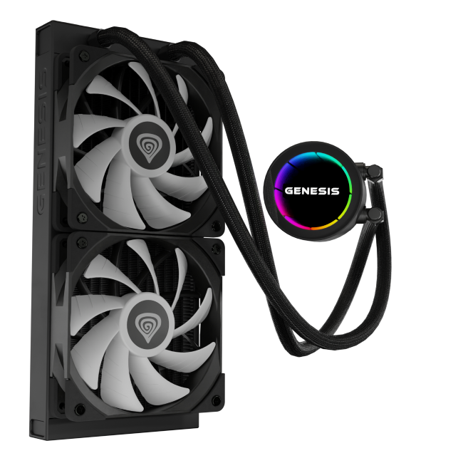 Genesis AIO Liquid Cooler | Hydria 240 ARGB | Intel, AMD