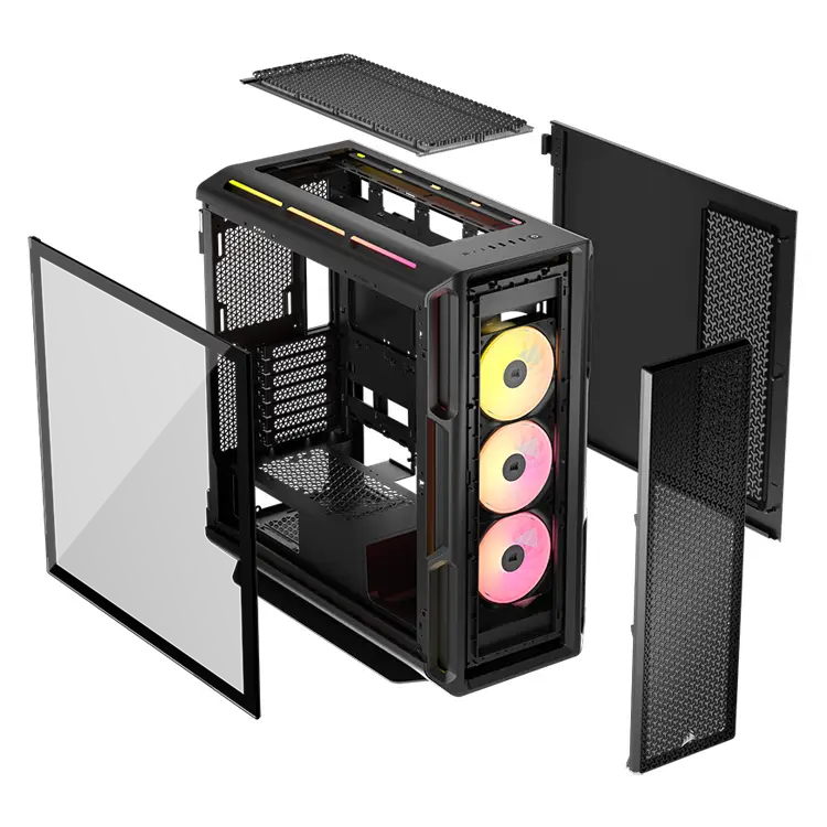 Corsair iCUE LINK 5000T LX RGB | Mid-Tower | Black | ATX | RGB