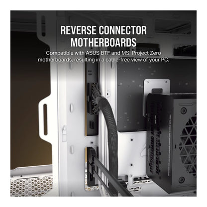 Corsair iCUE LINK 6500X RGB | Dual Chamber | White | Mid-Tower | ATX