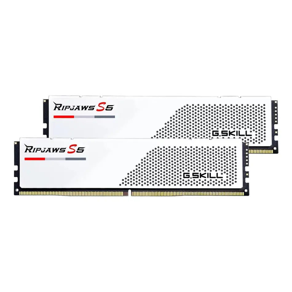 G.Skill Ripjaws S5 32 GB (2×16 GB) | DDR5 | 6000 MHz | CL30 | White