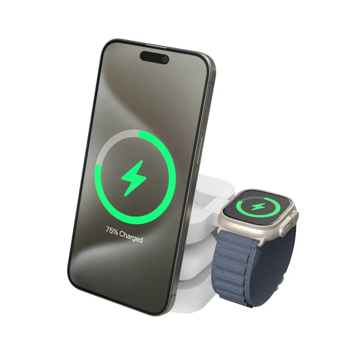 Hyper | Hyperjuice Qi2 3-in-1 Magnetic Charging Stand