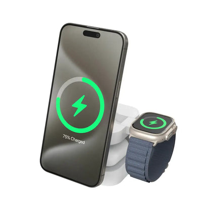 Hyper | Hyperjuice Qi2 3-in-1 Magnetic Charging Stand