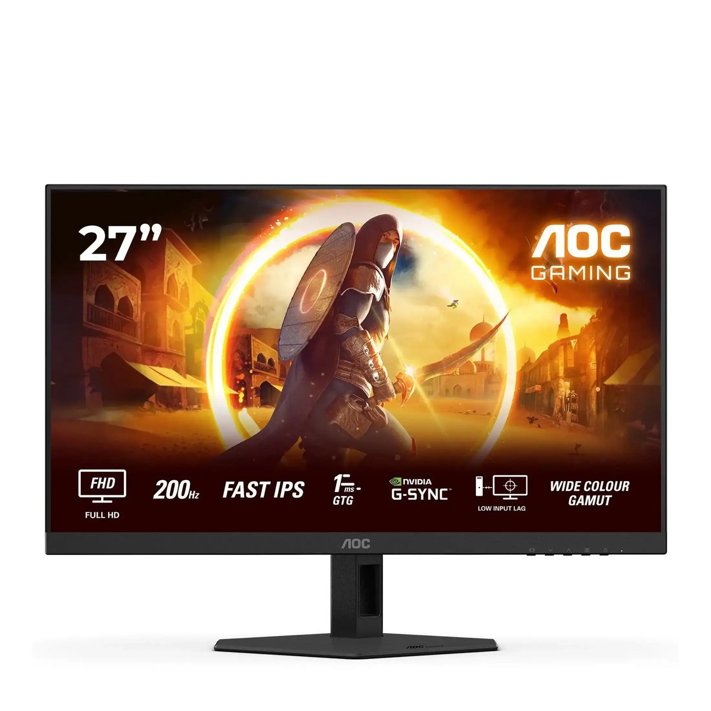 AOC Gaming | 27G4HRE | 27" | Fast IPS | Full HD (1080p) 1920 x 1080 at 200 Hz | 300 cd/m²