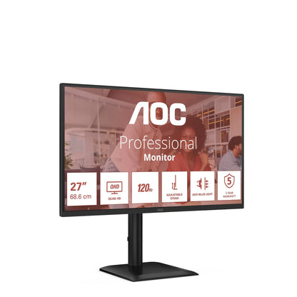 AOC | Q27E4CV | 27" | IPS | QHD 2560 x 1440 at 120 Hz | 350 cd/m²