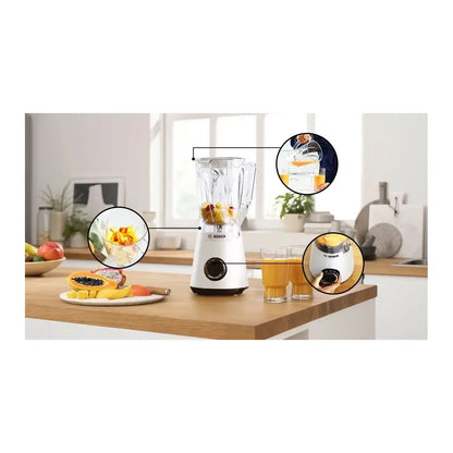 Bosch Blender | MMB6141W VitaPower Series 4 | 1200 W | Jar material Tritan | Capacity 1.5 L | White