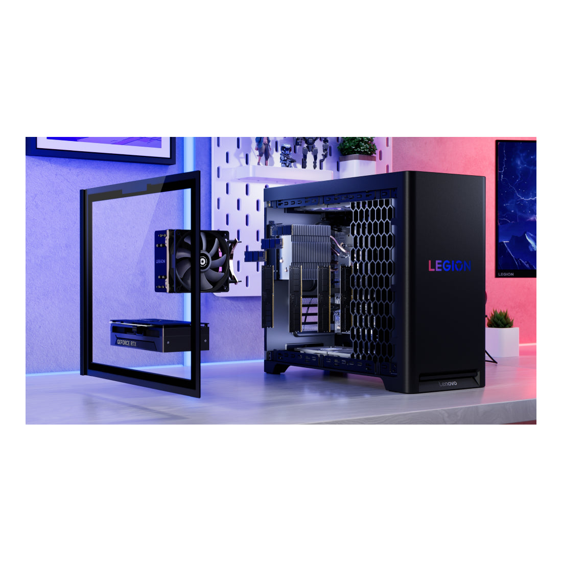 Lenovo Legion T5 | Core Ultra 7 265KF | 32GB DDR5 | 2TB SSD | GeForce RTX 5070 | Windows 11 Pro