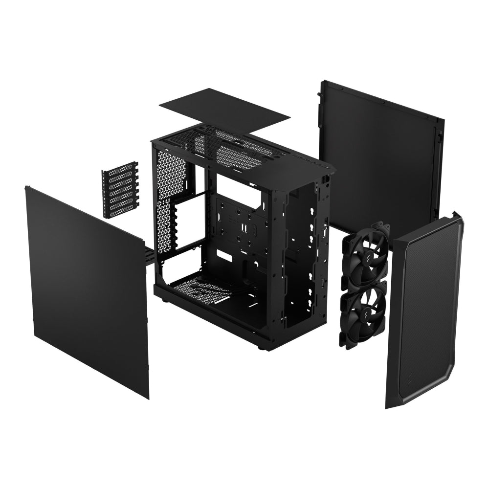 Fractal Design Focus 2 | Mid-Tower | Black | Side Window | ATX | No PSU