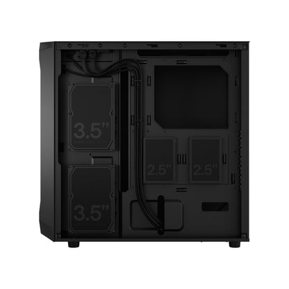 Fractal Design Focus 2 | Mid-Tower | Black | Side Window | ATX | No PSU