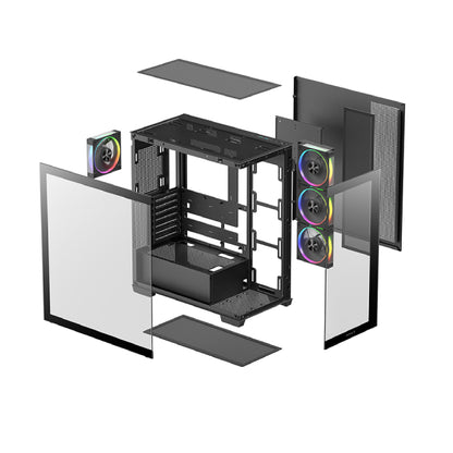 Deepcool CG580 4F V2 | ATX | Black | No PSU