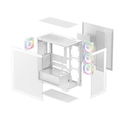 Deepcool CG580 4F V2 WH | ATX | White | No PSU