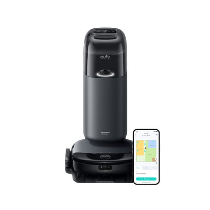 Anker Eufy | Robot Vacuum Cleaner with All-in-One Station | Omni S1 | Wet&Dry | 4600 mAh | 8000 Pa | Gray