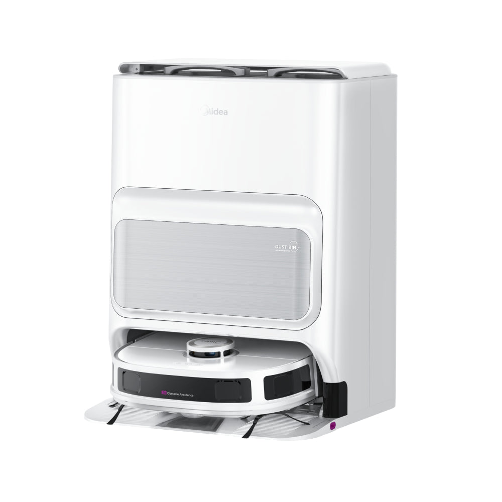 Midea | Robot Vacuum Cleaner | V12 | Wet&Dry | 5200 mAh | 5000 Pa | White