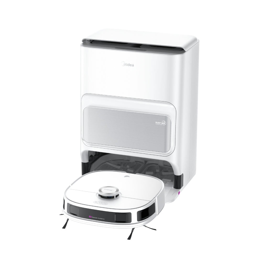 Midea | Robot Vacuum Cleaner | V12 | Wet&Dry | 5200 mAh | 5000 Pa | White