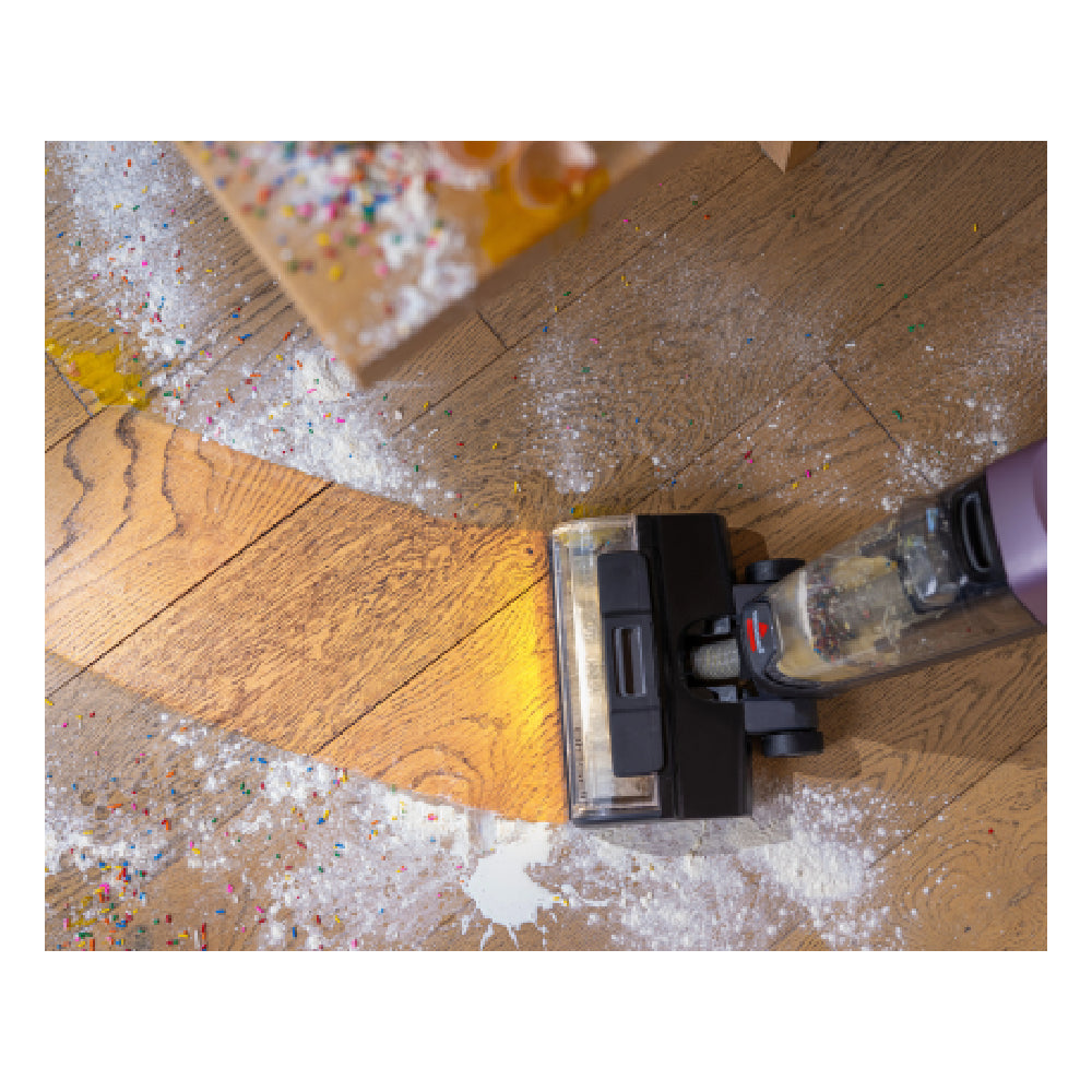 BISSELL | Vacuum Cleaner | CrossWave OmniForce EdgeFind Select | Cordless | Dry/Wet | Black/Pink