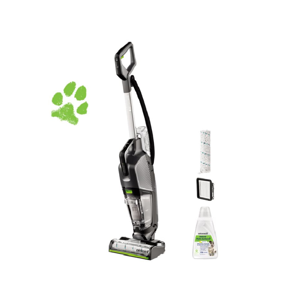 BISSELL | Steam/Vacuum Cleaner | CrossWave HydroSteam PET Select | Corded | 3527N | 1100 W | Silver/Grey