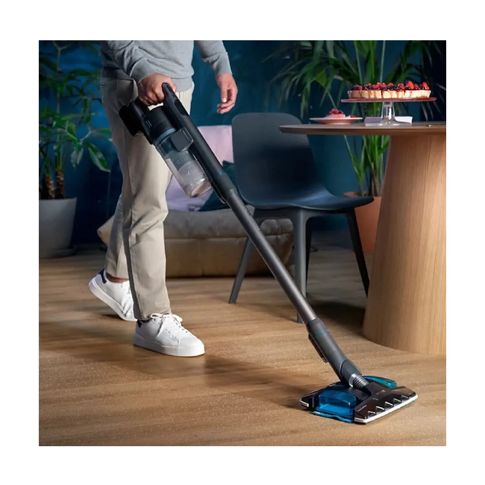 Philips | Vacuum Cleaner | 8000 Series | XC8055 | Cordless | 80 min | Black/Blue