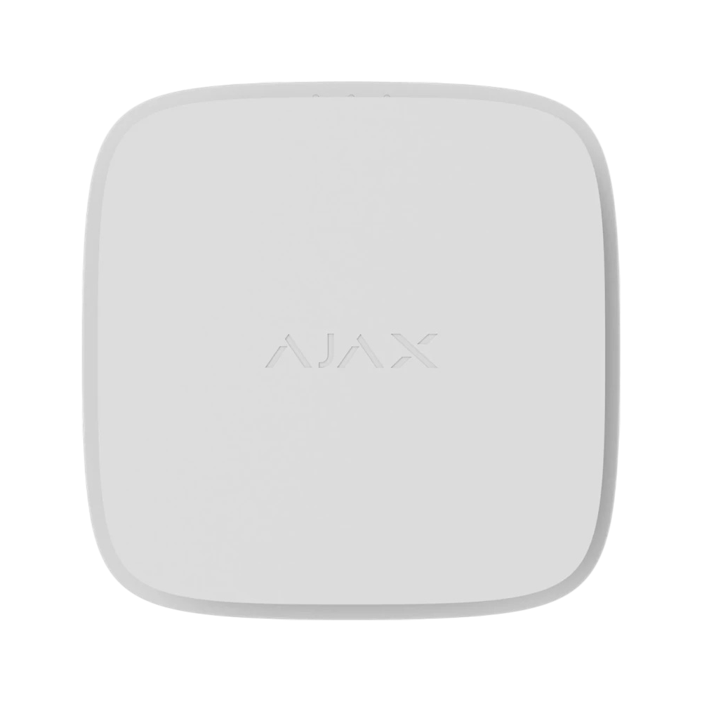 White Wireless Fire Detector Ajax FireProtect 2 RB (Heat/Smoke/CO)
