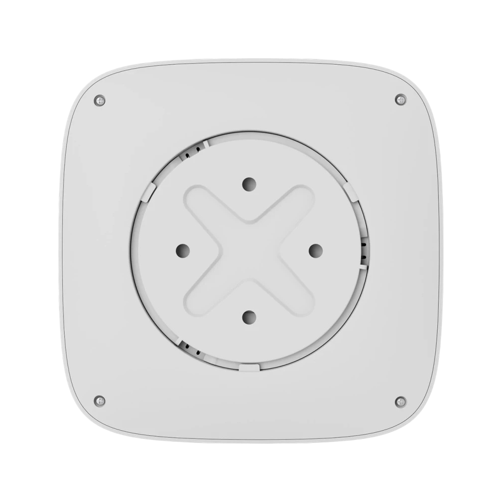 White Wireless Fire Detector Ajax FireProtect 2 RB (Heat/Smoke/CO)