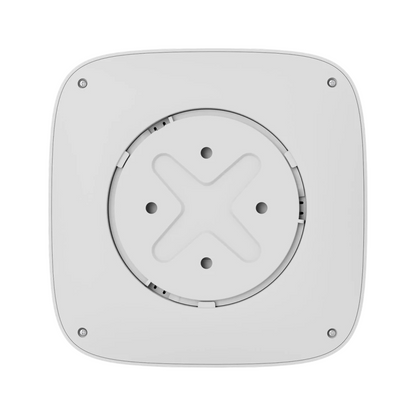 White Wireless Fire Detector Ajax FireProtect 2 RB (Heat/Smoke/CO)