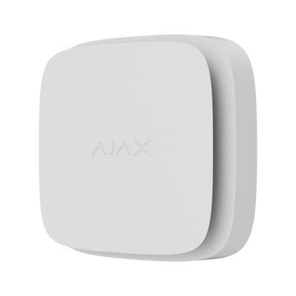 White Wireless Fire Detector Ajax FireProtect 2 RB (Heat/Smoke/CO)