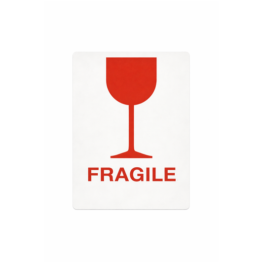 Labels FRAGILE | 60×80/40 mm | 1 Roll | 150 Stickers