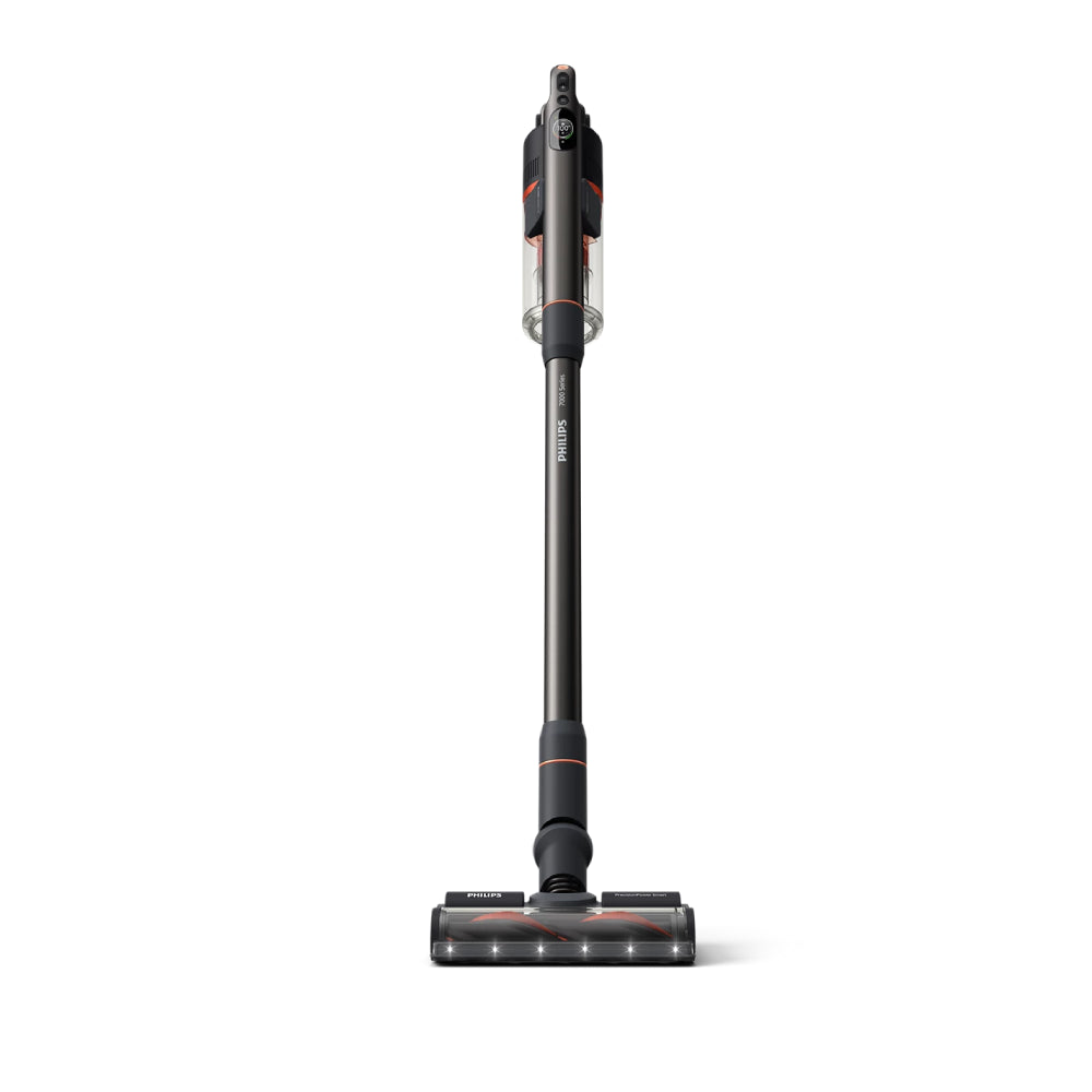 PHILIPS | Stick/handheld vacuum cleaner | 7000 Series Aqua | XC7055 | Dry & Wet | Black/Red