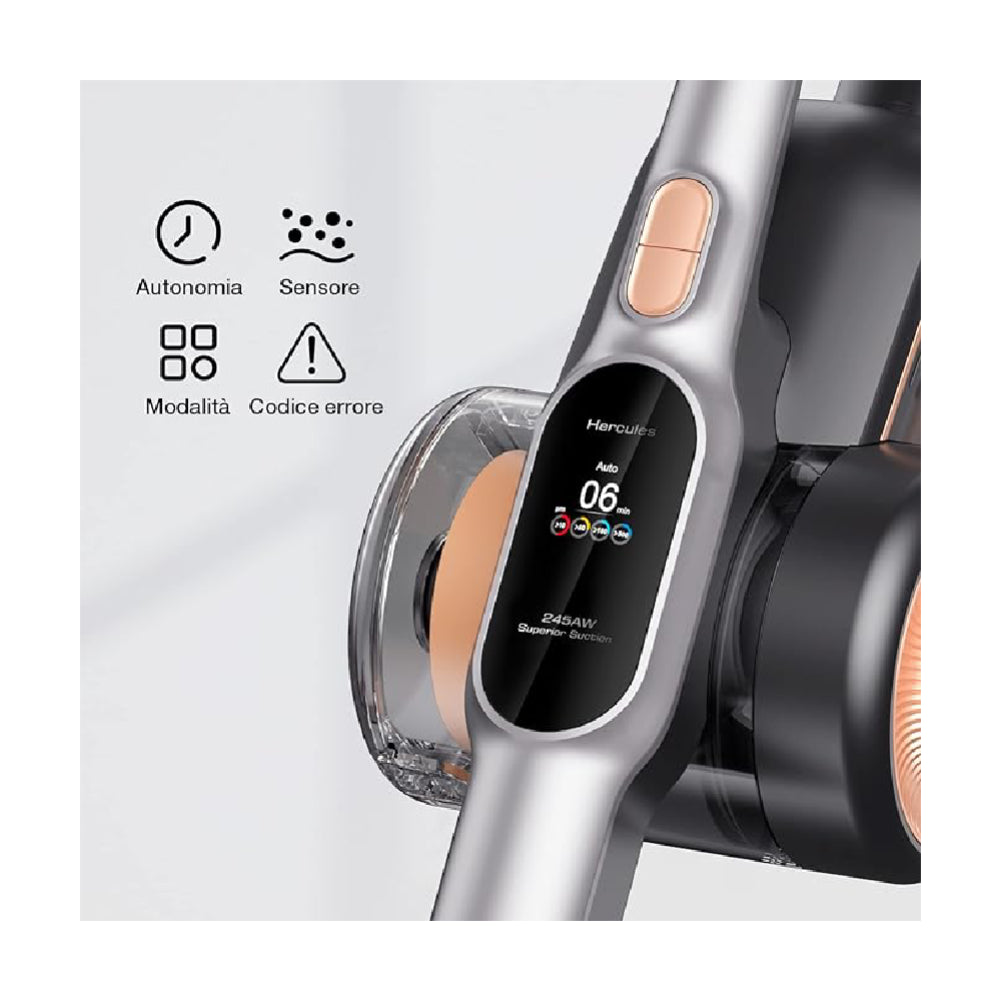 JIMMY | Stick/handheld vacuum cleaner | H10 Pro | Cordless | Dry | Gold/Grey