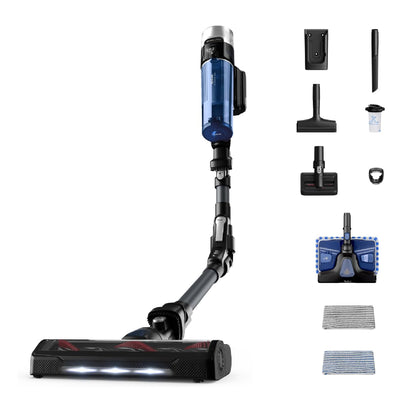 TEFAL | Stick/handheld vacuum cleaner | X-FORCE FLEX 9.60 AQUA | TY20C7WO | Cordless | Dry/Wet | Blue/Black